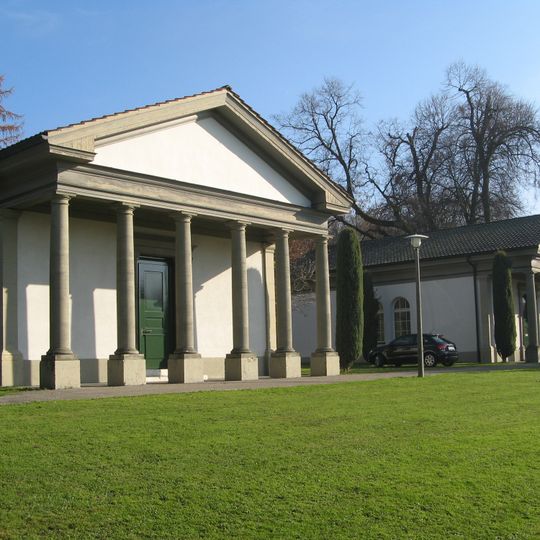 Hirzberg, Roman estate, with Roman mosaic floors in protective structures