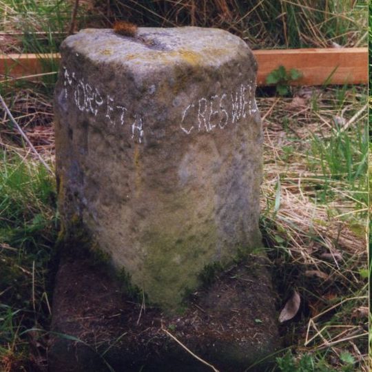 Milestone On South Side Of Road