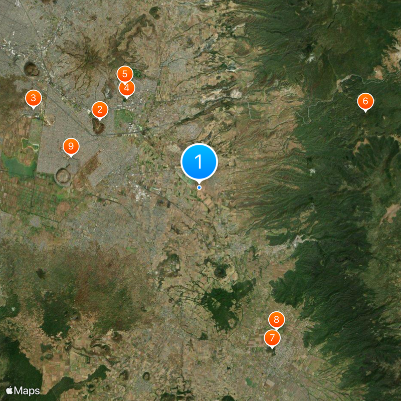 Chalco de Covarrubias Mappa