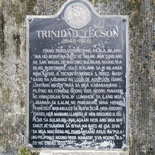 Trinidad Tecson historical marker
