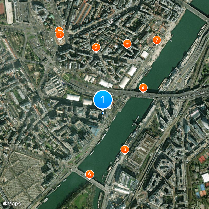 TF1 Séries Films Map