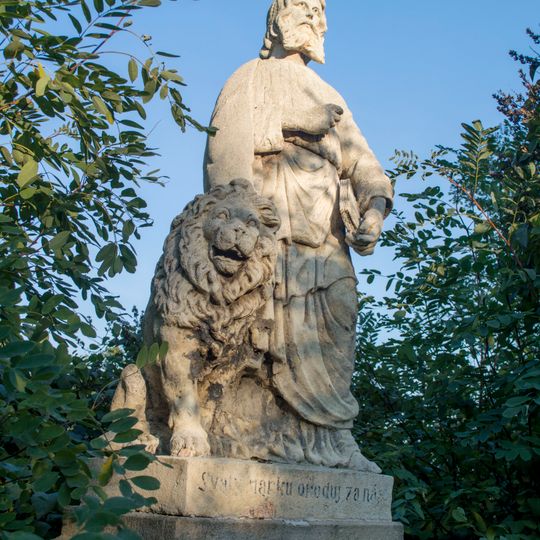 Socha sv. Marka se lvem