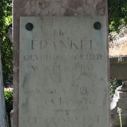 Tombe / cénotaphe de Léo Frankel