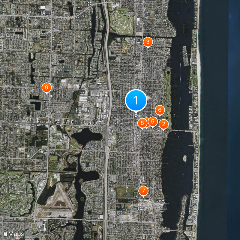 Lake Worth Beach Map