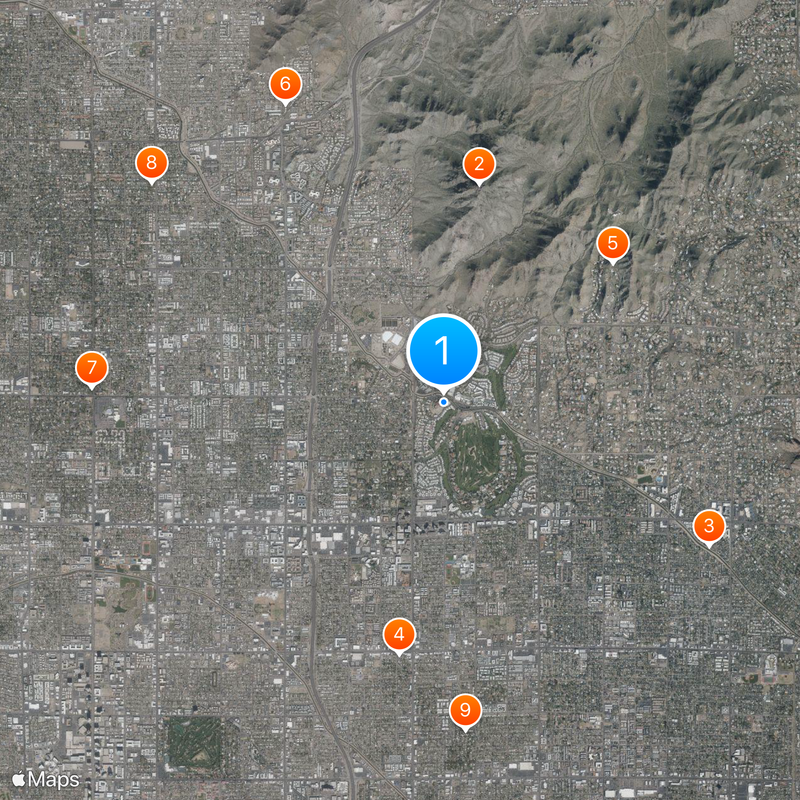 Wrigley Mansion Mappa