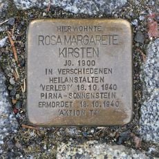 Stolperstein für Rosa Margarete Kirsten