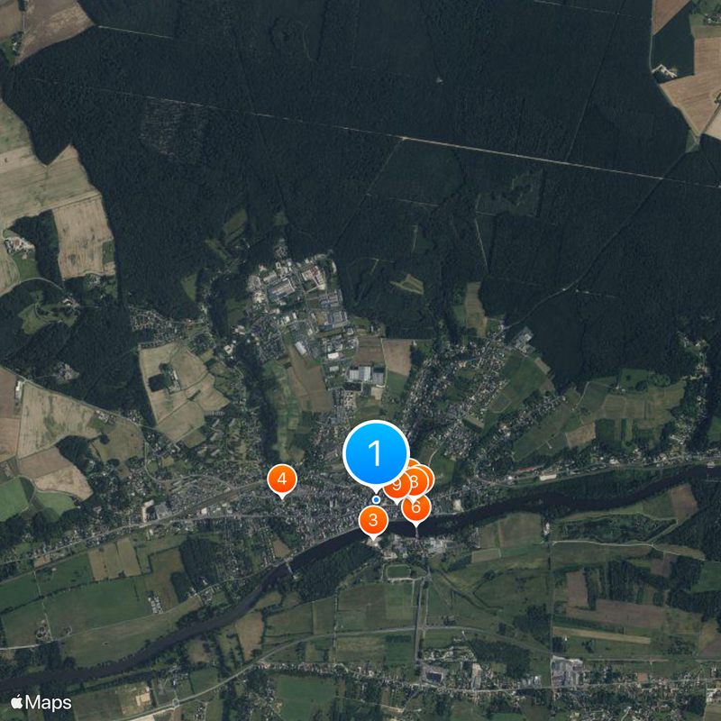 Montrichard Map