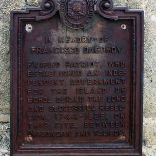 In Memory of Francisco Dagohoy historical marker