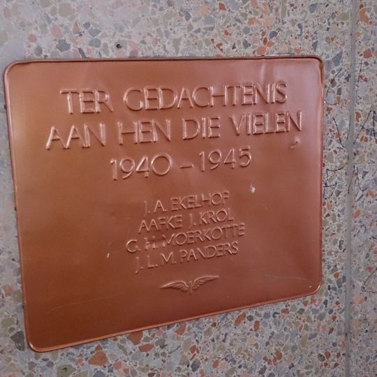 Plaquette in het NS-station