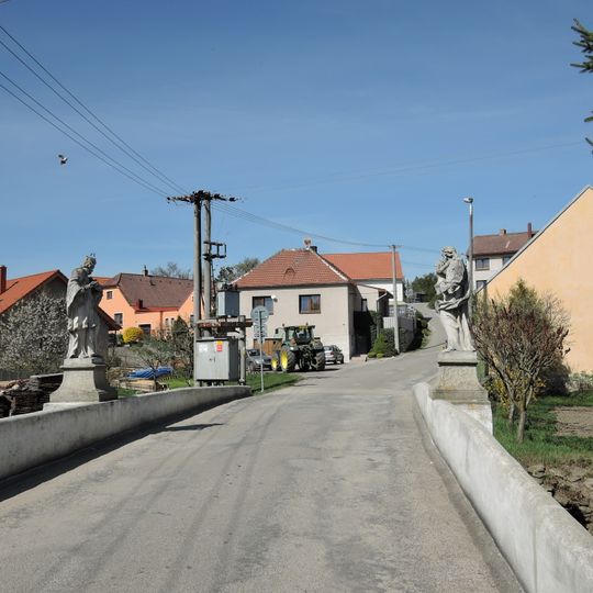 Baroque bridge in Kostelní Vydří