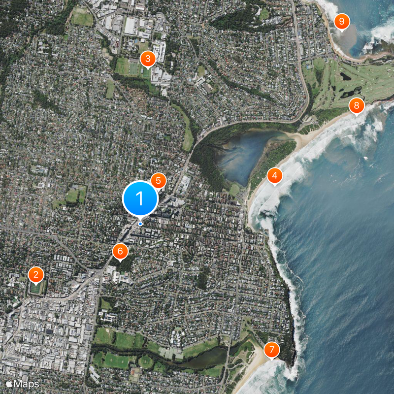 Dee Why Mappa