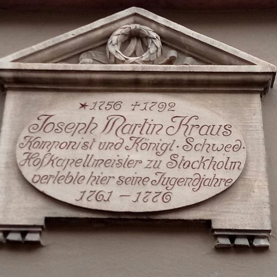 Joseph-Martin-Kraus-Gedenktafel