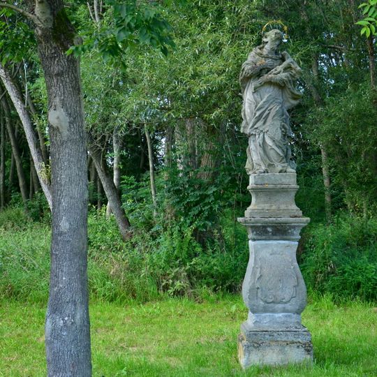 Socha svatého Jana Nepomuckého v Údrči