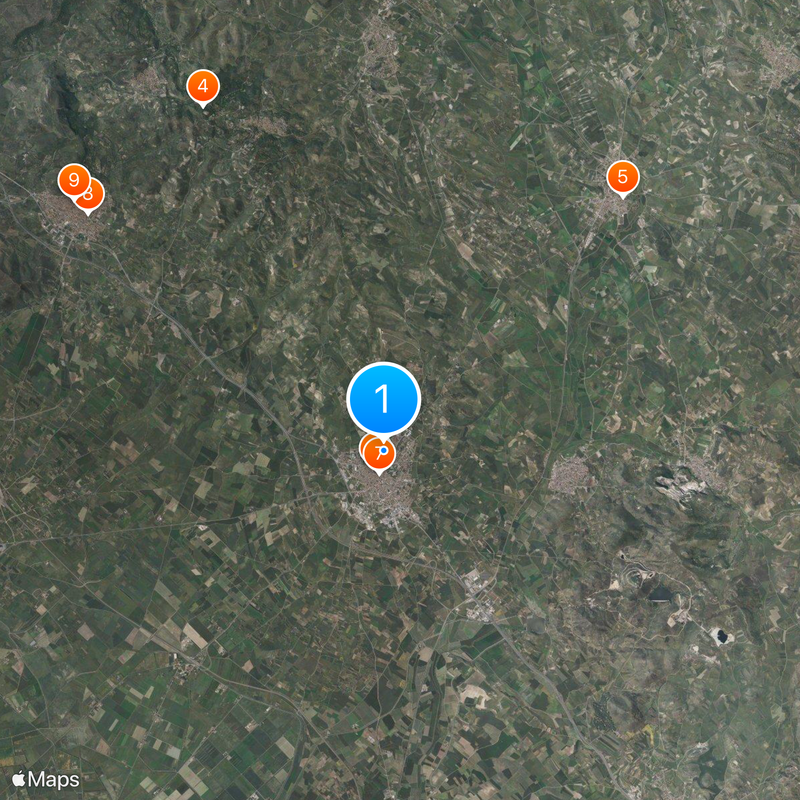 Provincia del Medio Campidano Mappa