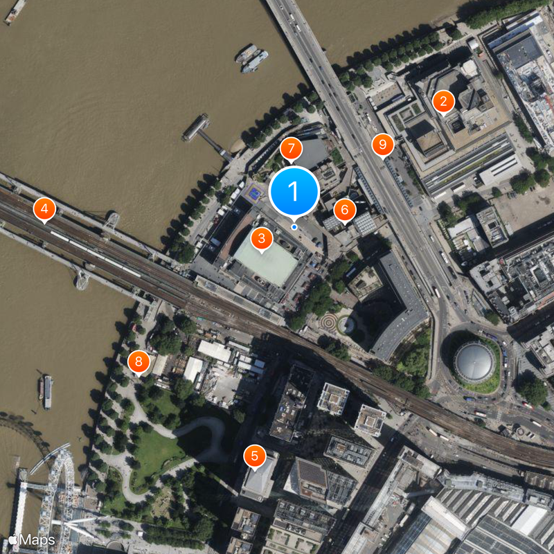 Southbank Centre Map