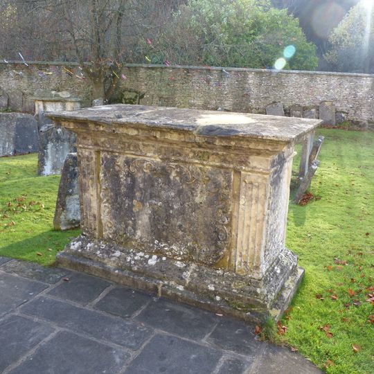 John Hignell monument in the churchyard, approximately 4 metres south of porch to Church of St Mary