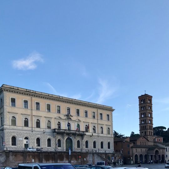 Palazzo della Pantanella a Piazza della Bocca della Verità