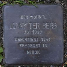 Stolperstein dedicated to Jenny ter Berg