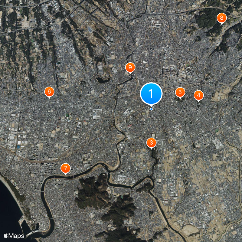 Mishima Academy Map