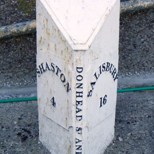 Milepost In Front Of Number 150