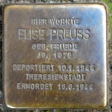 Stolperstein en memoria de Elise Preuß