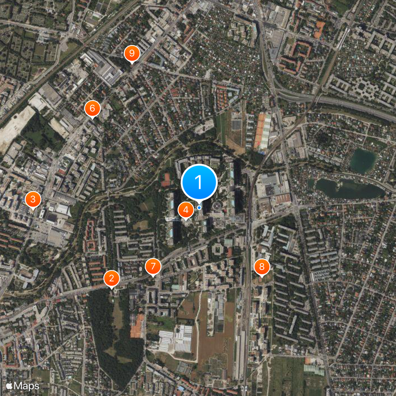 Wohnpark Alterlaa Map