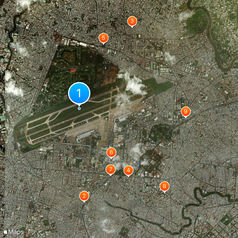 Tan Son Nhat International Airport Map