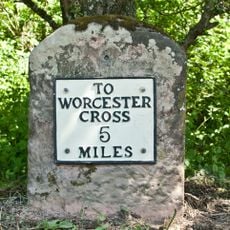 Milestone, Upton Road; Old Hills, opp S car park