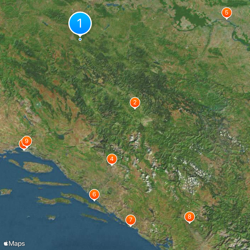 République serbe de Bosnie Carte