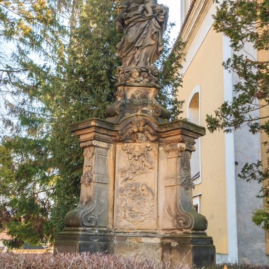 Statue of Saint Joseph in Libáň