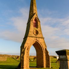East Cemetary Entrance Screen And Chapel Spire