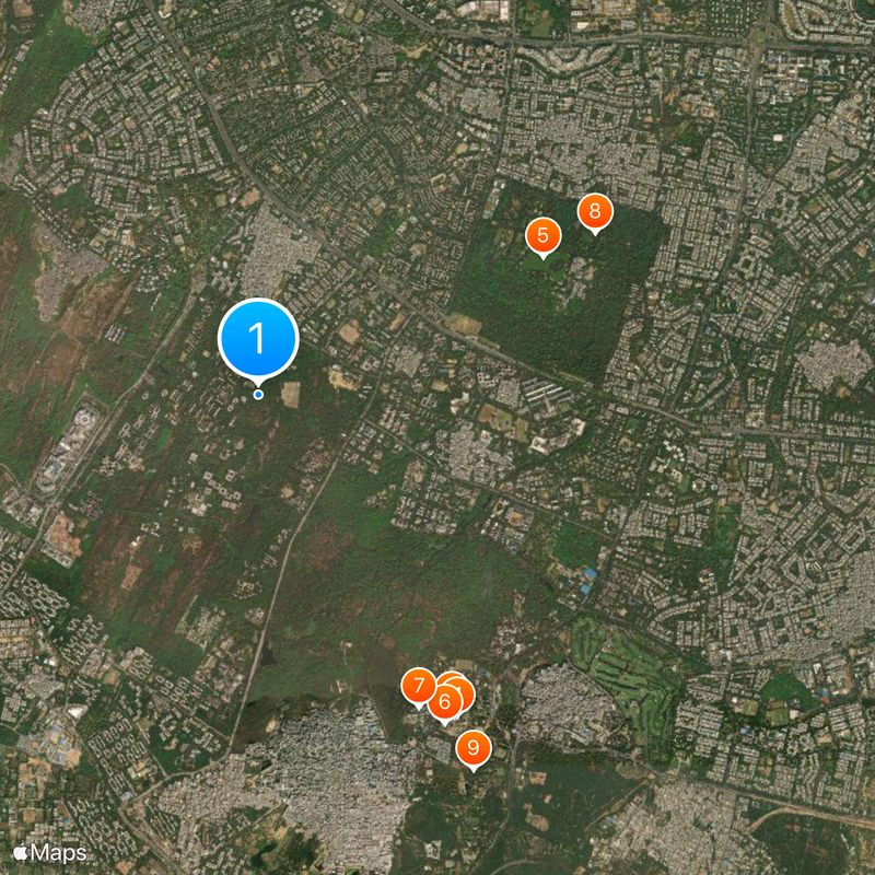Jawaharlal Nehru University Map