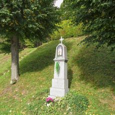 Boží muka v Bystřeci u silnice