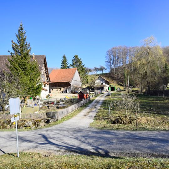 Mühle Schalchen mit Nebenbauten