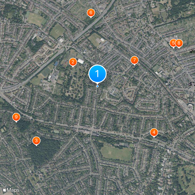 Finchley and Golders Green Map
