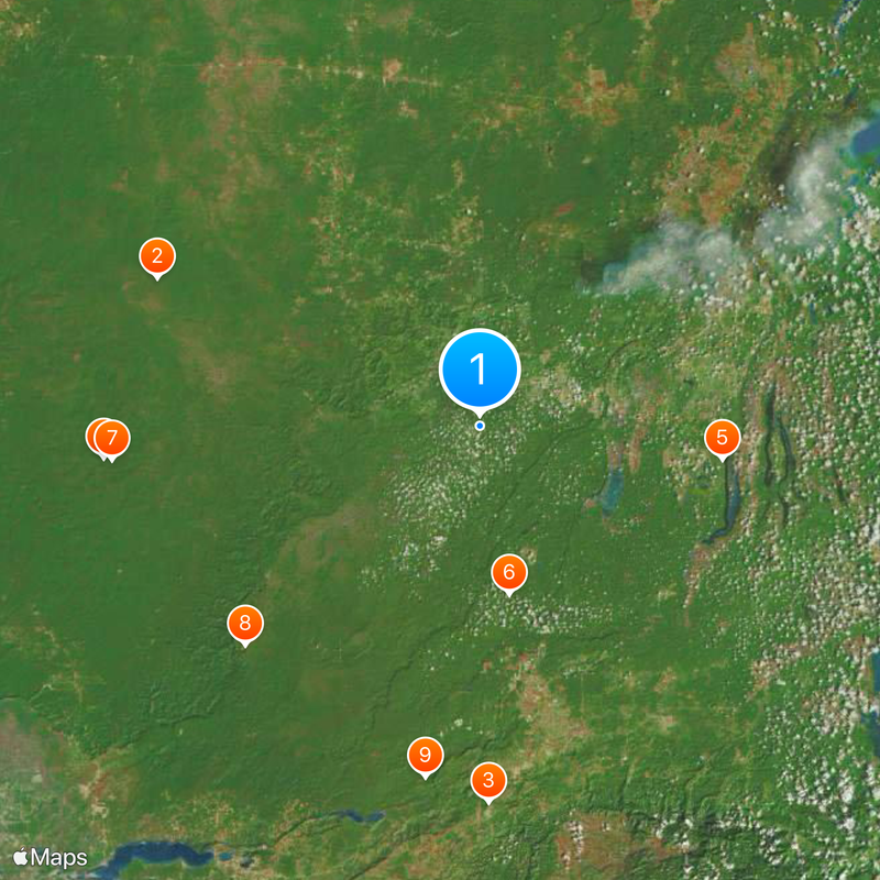 Belize–Mexico border Map