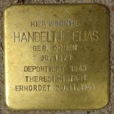 Stolperstein à la mémoire de Handeltje Elias