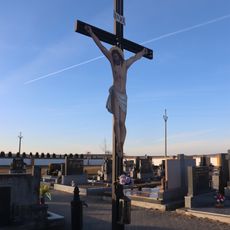 Hřbitovní kříž na hřbitově v Nových Syrovicích