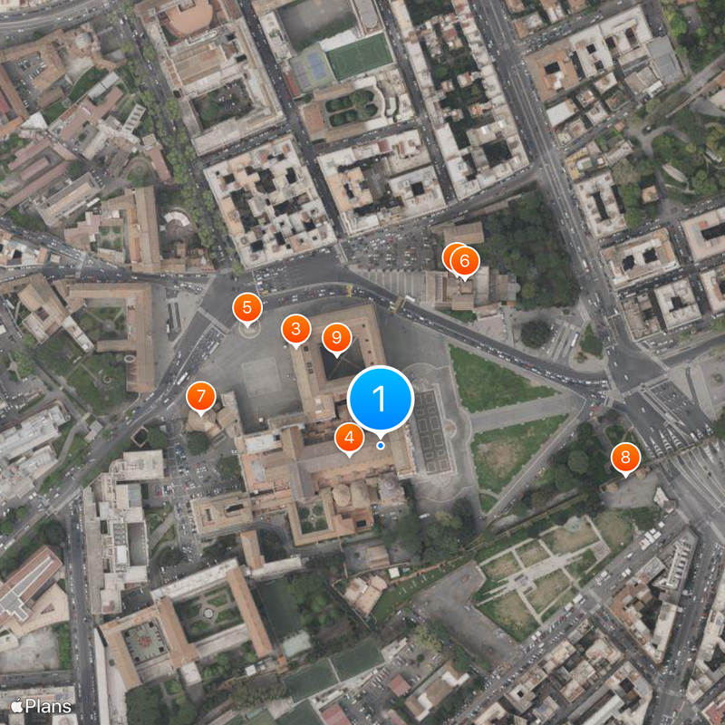 Lateranbasilika Karte