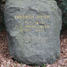 Memorial stone for Friedrich Küter