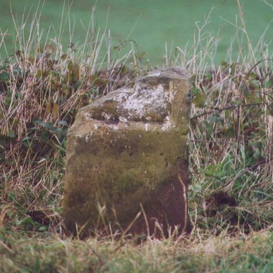 Milestone, ¼ mile N of Leman Wood