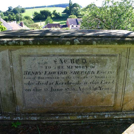 Shepard chest tomb, East Budleigh churchyard