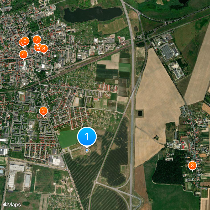 Pomnik Chrystusa Króla w Świebodzinie Mapa