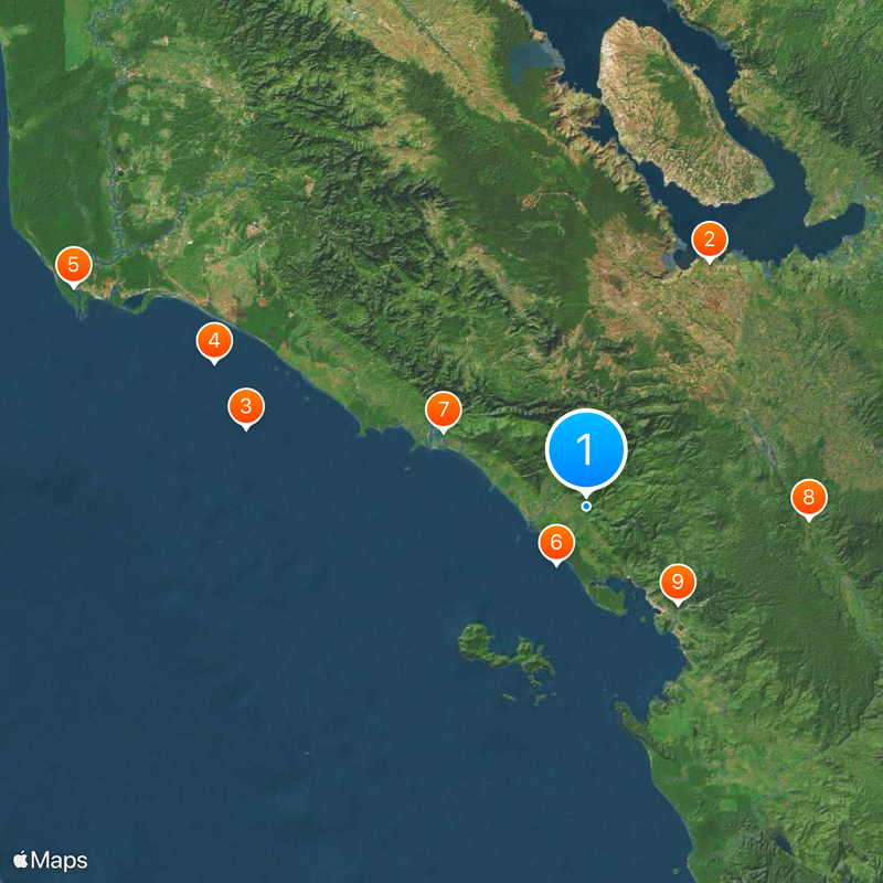Central Tapanuli Map