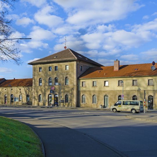 Station building at Haßfurt station