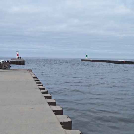Navigation Structures at Saugatuck Harbor