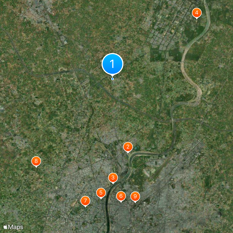 Adalaj Stepwell Mapa