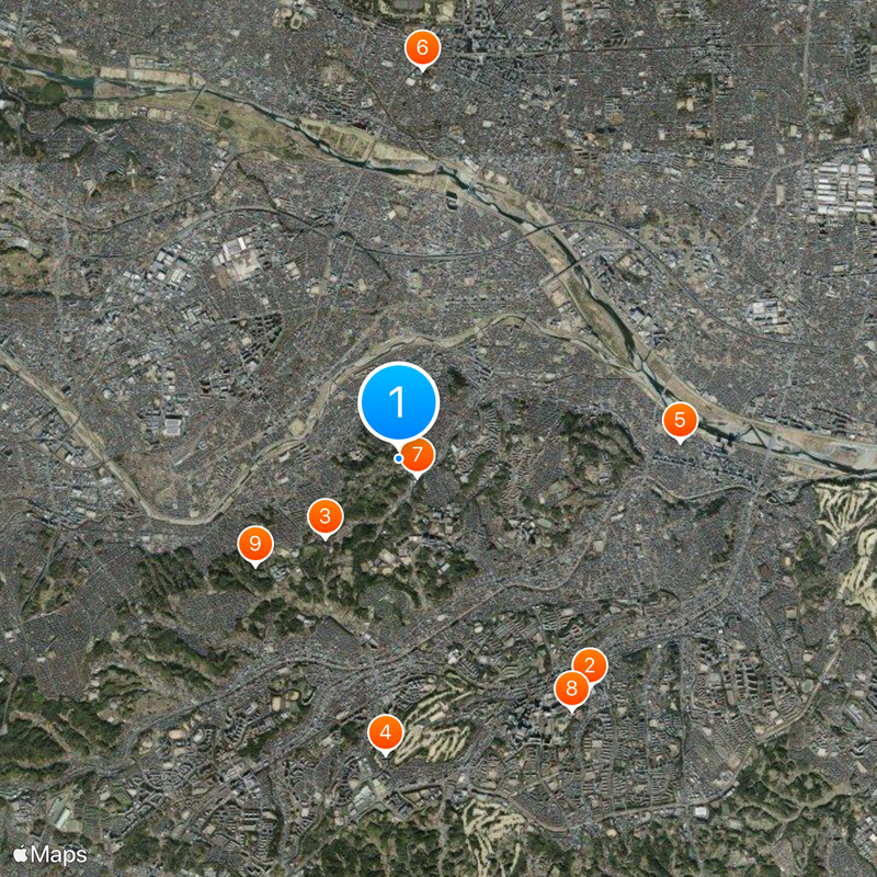 Tama Zoological Park Mapa