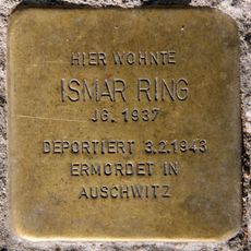 Stolperstein dedicated to Ismar Ring