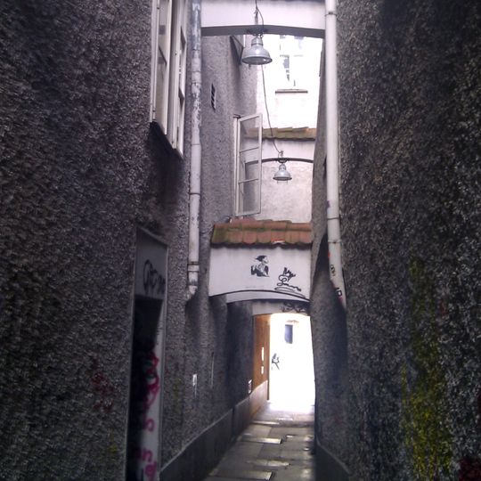 Mittelalterliche Gassenanlage